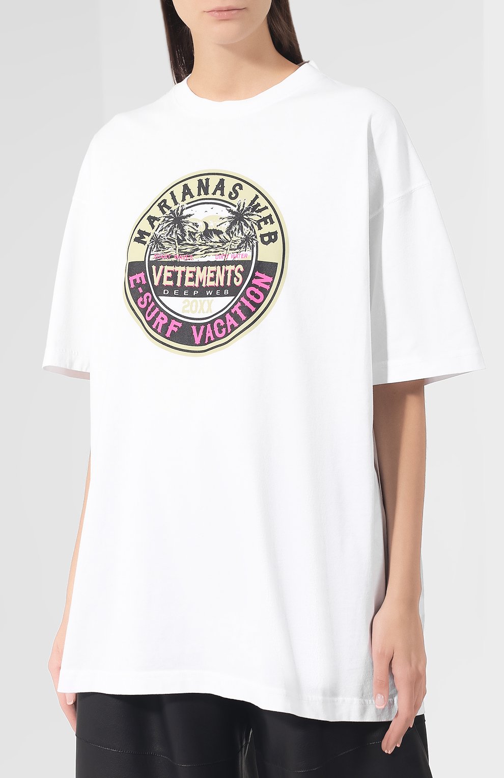 Хлопковая футболка VETEMENTS, арт. UAH20TR925/W, фото 3
