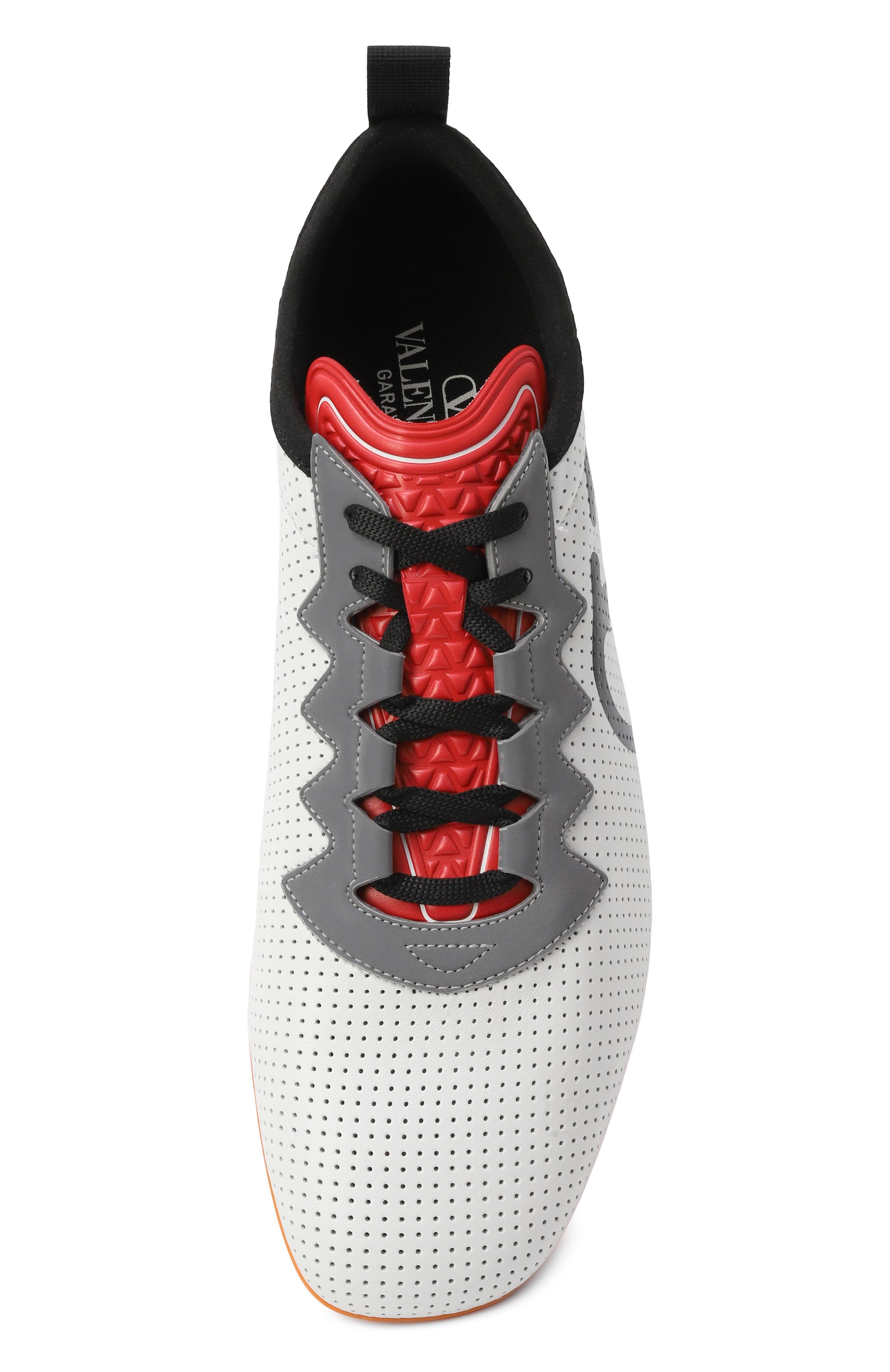 Кожаные кроссовки chromathon VALENTINO белого цвета по цене 95050 руб., арт. 6Y2S0J55/XBM, фото 6 Кожаные кроссовки chromathon VALENTINO, арт. 6Y2S0J55/XBM, фото 6