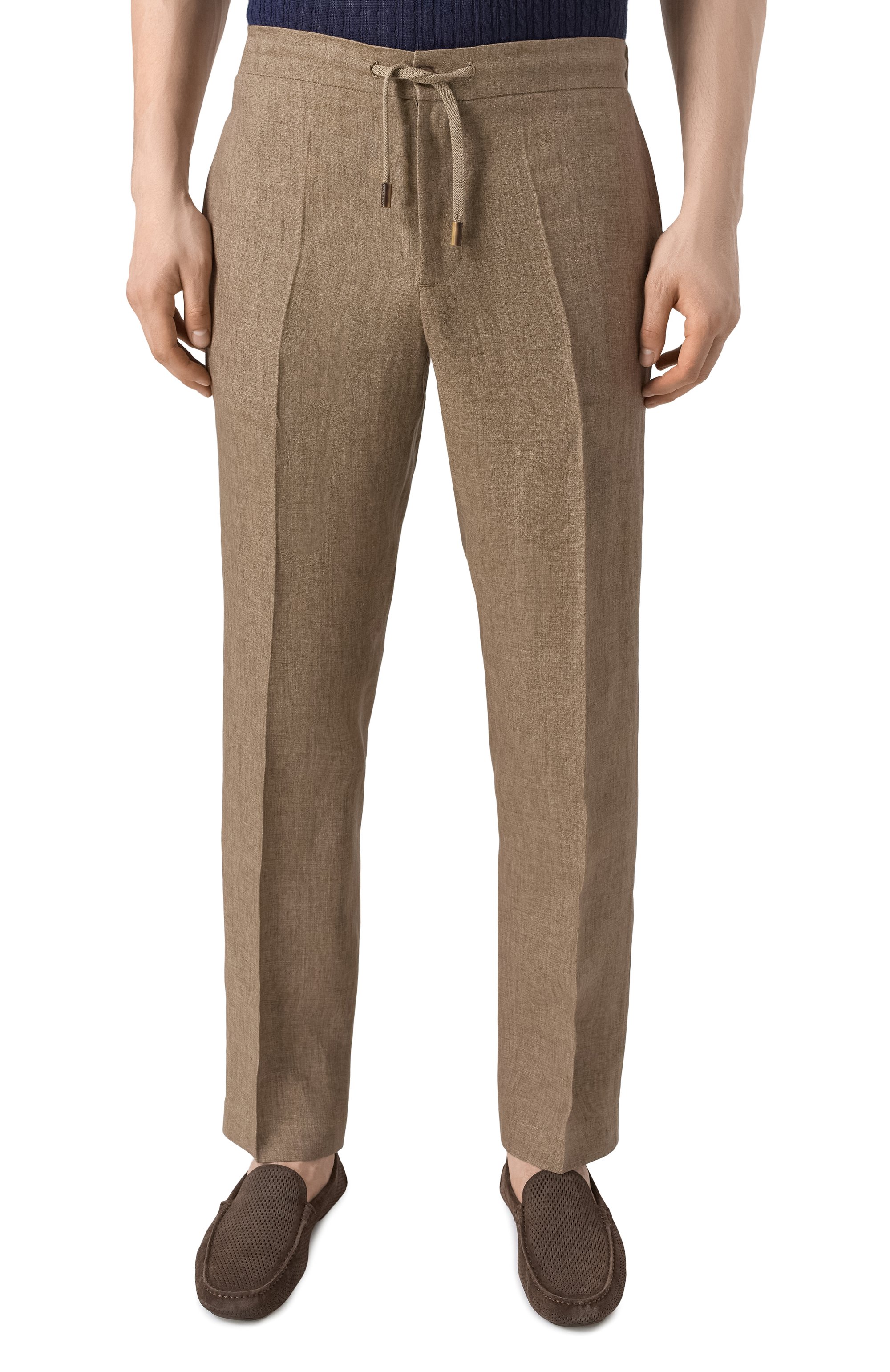 Льняные брюки CAPOBIANCO, арт. 18M810.LL00., фото 3