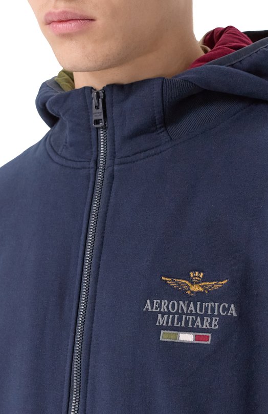 Хлопковый спортивный костюм Aeronautica Militare TF0102UF00662 Синий  TF0102UF00662 Фото 6