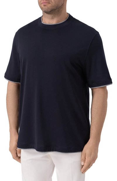 Хлопковая футболка BRUNELLO CUCINELLI, арт. M0B137427W, фото 3