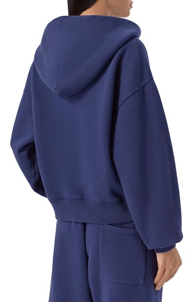 Хлопковая толстовка SPORTY AND RICH темно-синего цвета по цене 38600 руб., арт. ST09476269BL106, фото 4 Хлопковая толстовка SPORTY AND RICH, арт. ST09476269BL106, фото 4