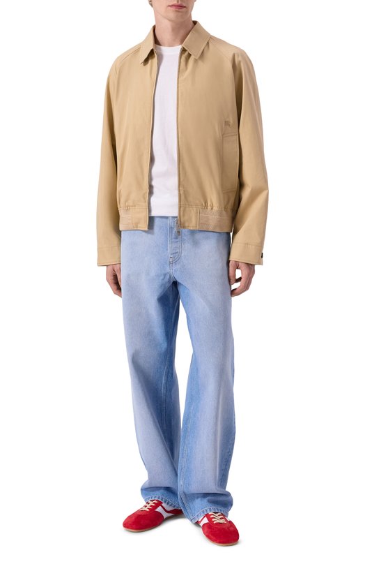 Замшевые кеды Dries Van Noten 021726-126-352 Красный  021726-126-352 Фото 2