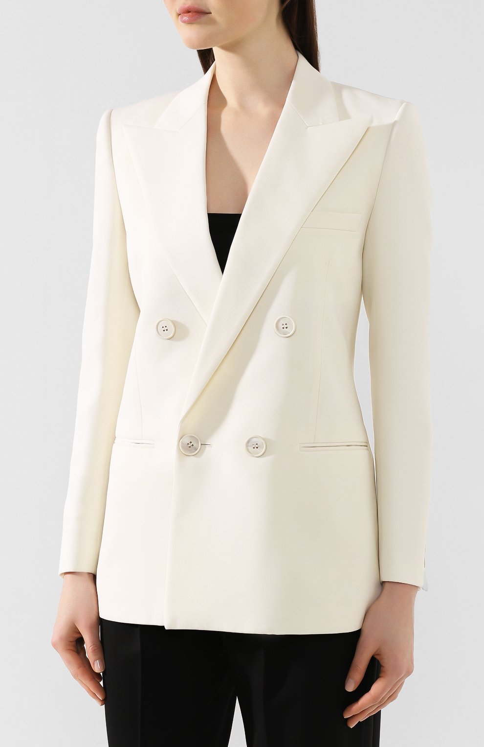 Шерстяной жакет SAINT LAURENT, арт. 605373/Y690U, фото 3