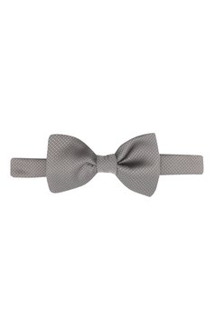 Мужской шелковый галстук-бабочка LANVIN темно-серого цвета, арт. 11504/B0W TIE | Фото 1 (Материал: Текстиль, Шелк; Нос: Не проставлено)