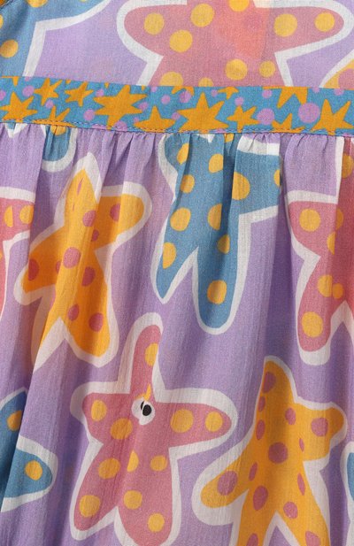 Хлопковый песочник STELLA MCCARTNEY сиреневого цвета по цене 13450 руб., арт. TYA032, фото 3 Хлопковый песочник STELLA MCCARTNEY, арт. TYA032, фото 3