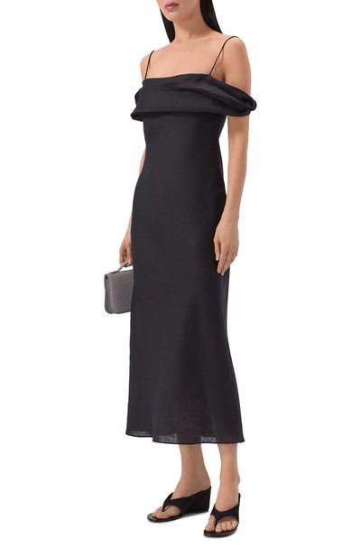 Женское льняное платье 12 STOREEZ, арт. 137472