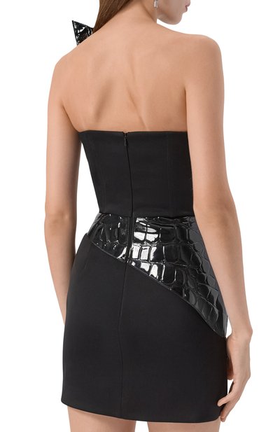 Комбинированное платье DAVID KOMA, арт. PF25DK19D, фото 4