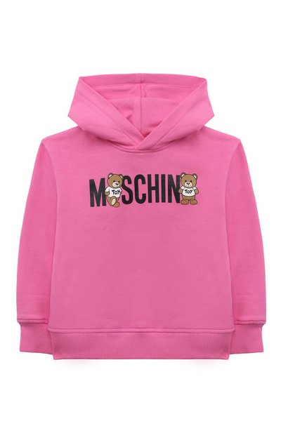 Хлопковое худи MOSCHINO, арт. HUF07I/LCA58/4A-8A