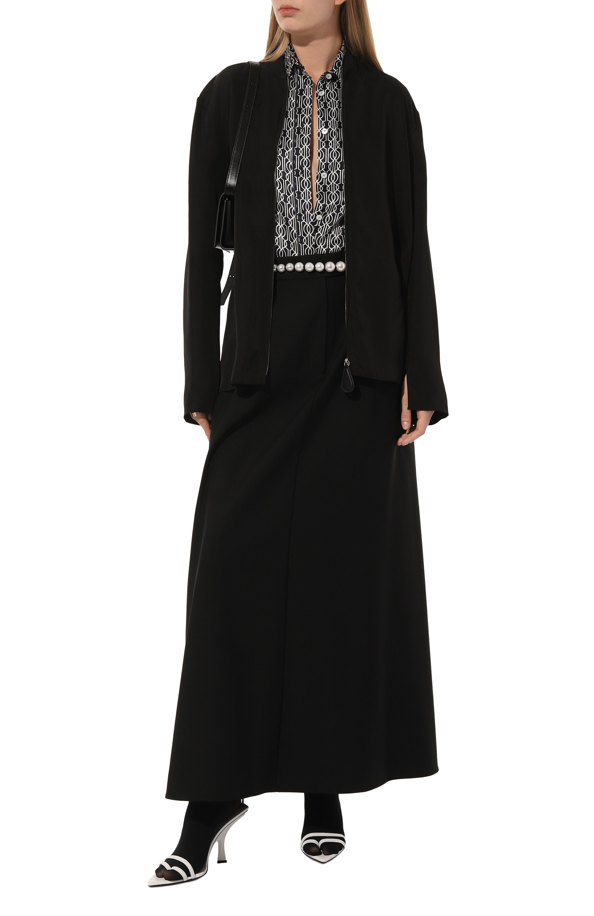 Атласная блузка KITON темно-синего цвета по цене 125000 руб., арт. D57445K0978C, фото 2 Атласная блузка KITON, арт. D57445K0978C, фото 2