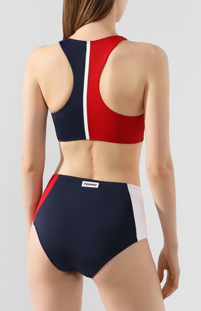 Бра-топ TOMMY HILFIGER темно-синего цвета по цене 4990 руб., арт. UW0UW01815, фото 3 Бра-топ TOMMY HILFIGER, арт. UW0UW01815, фото 3