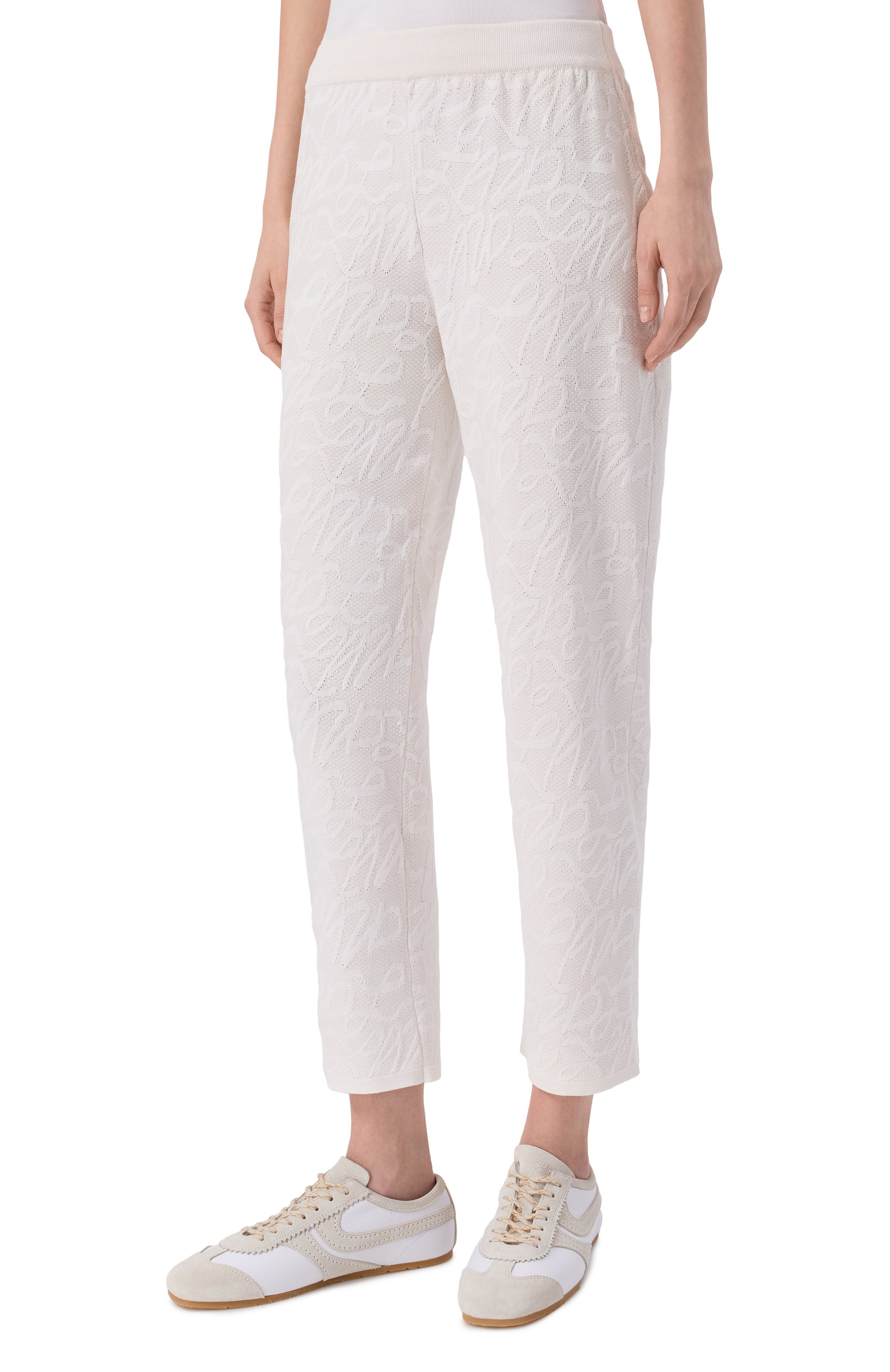 Брюки из вискозы AND THE BRAND кремового цвета по цене 48160 руб., арт. S26-P082-1203-101, фото 3 Брюки из вискозы AND THE BRAND, арт. S26-P082-1203-101, фото 3