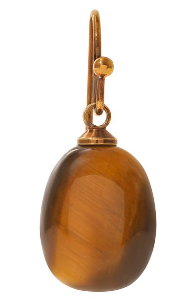 Моносерьга DRIES VAN NOTEN, арт. 242-028221-092/G0LD/TIGER`S EYE, фото 1