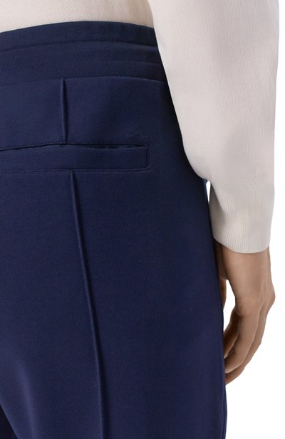 Брюки из вискозы PAUL&SHARK темно-синего цвета по цене 41400 руб., арт. 26411810, фото 5 Брюки из вискозы PAUL&SHARK, арт. 26411810, фото 5