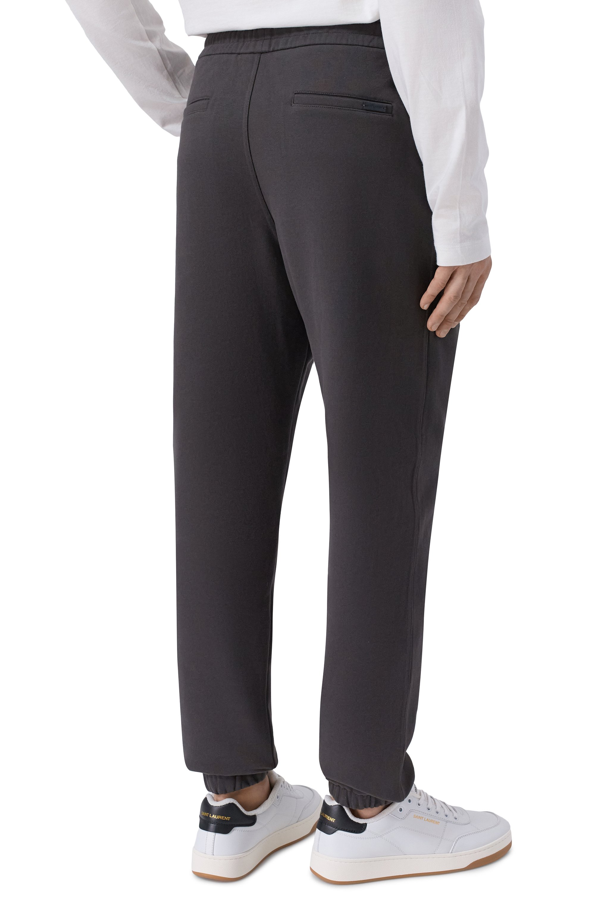 Хлопковые джоггеры SAINT LAURENT, арт. 813788/Y36SW, фото 4