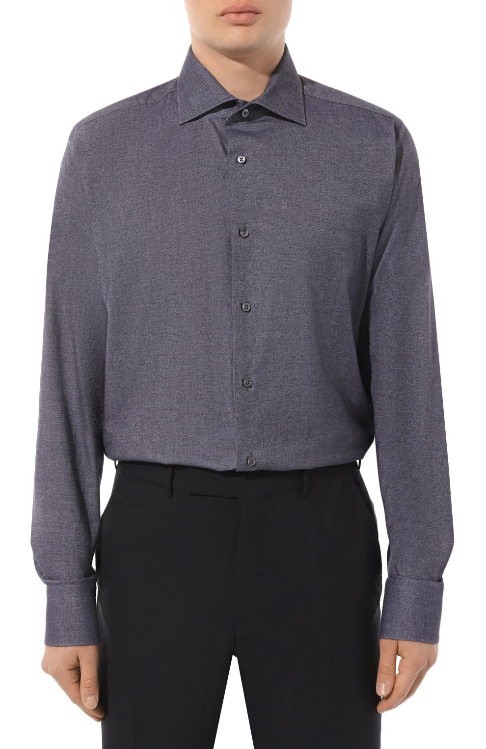 Хлопковая сорочка CANALI, арт. N798/GR03025, фото 4
