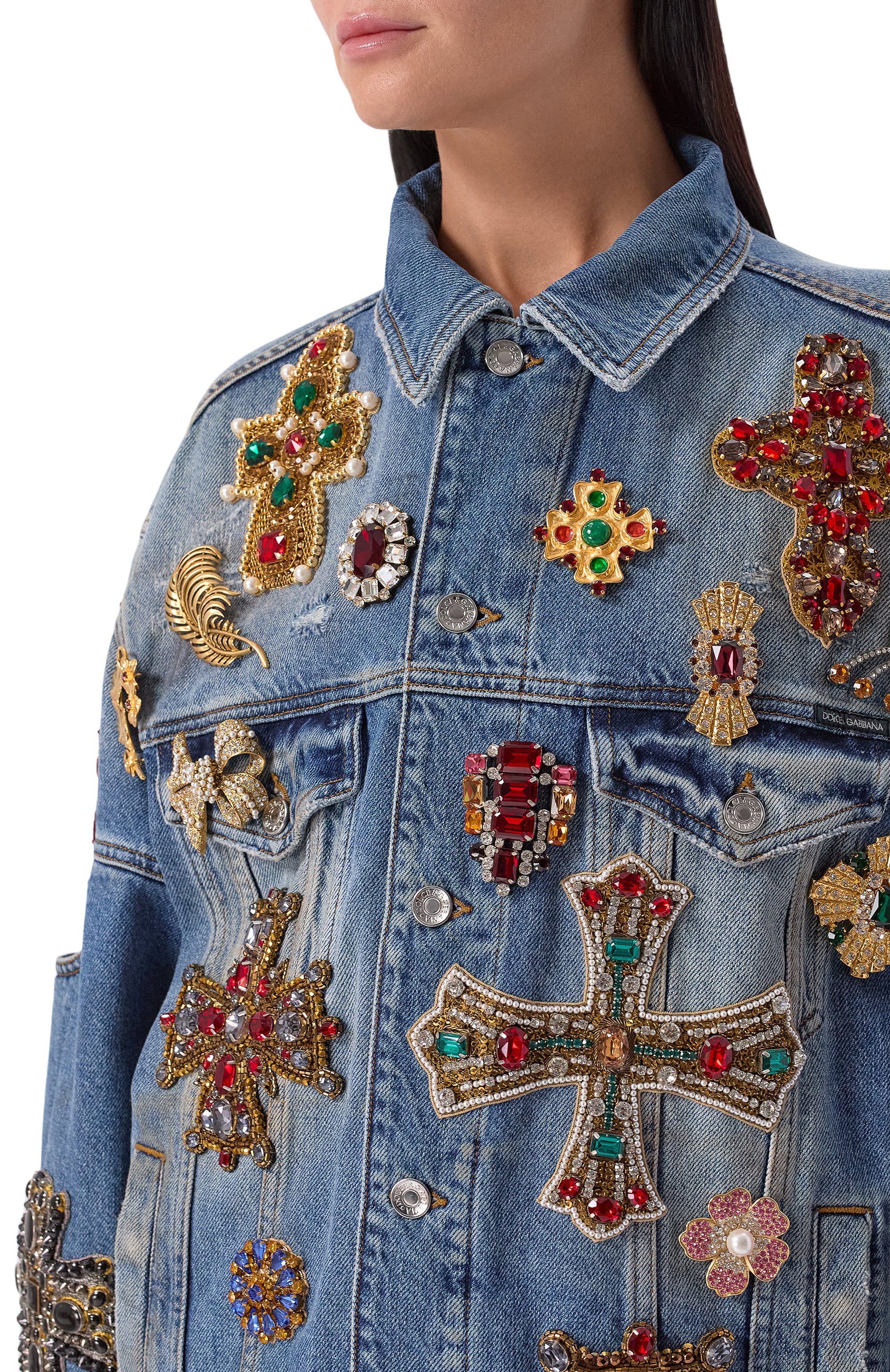 Джинсовая куртка DOLCE & GABBANA, арт. F9S69Z/G8NS8, фото 5