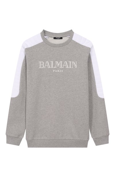 Хлопковый свитшот BALMAIN, арт. BW4Q30