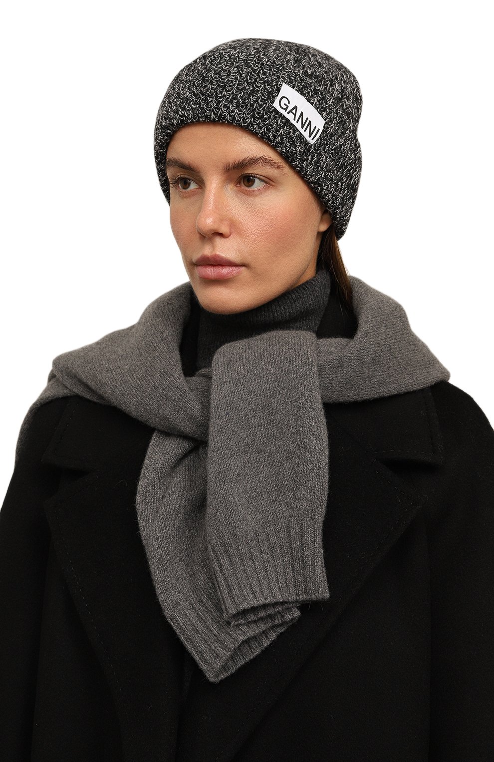 Шерстяная шапка GANNI, арт. A4938, фото 2
