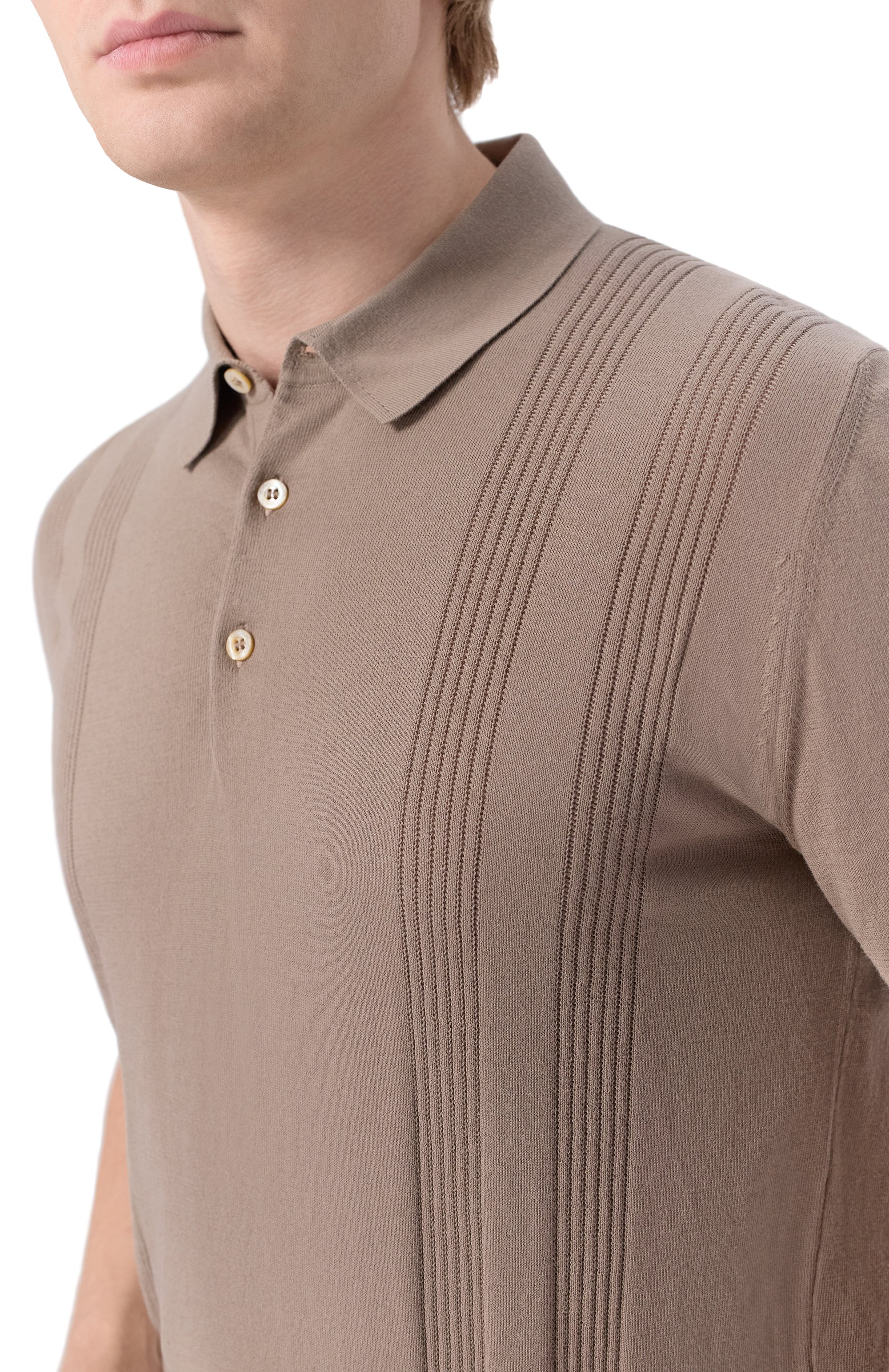 Хлопковое поло CORNELIANI, арт. 27M586/2725109, фото 5