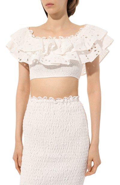 Хлопковый топ CHARO RUIZ IBIZA, арт. 233103, фото 3