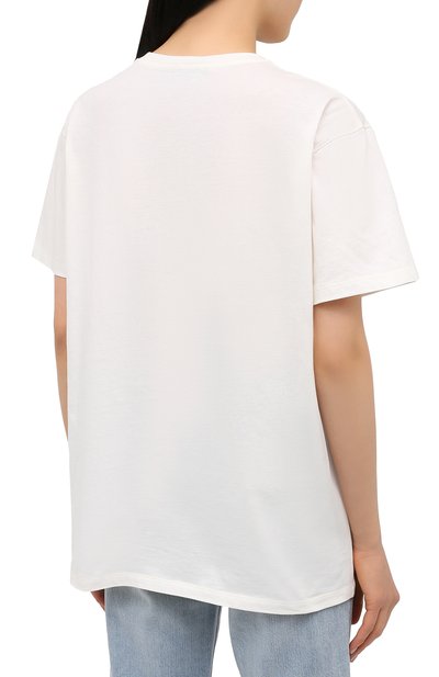 Хлопковая футболка disney x gucci GUCCI, арт. 615044/XJDBJ, фото 4