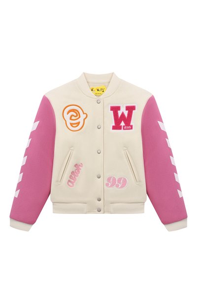 Шерстяной бомбер OFF-WHITE, арт. 0GEH001F23FAB001