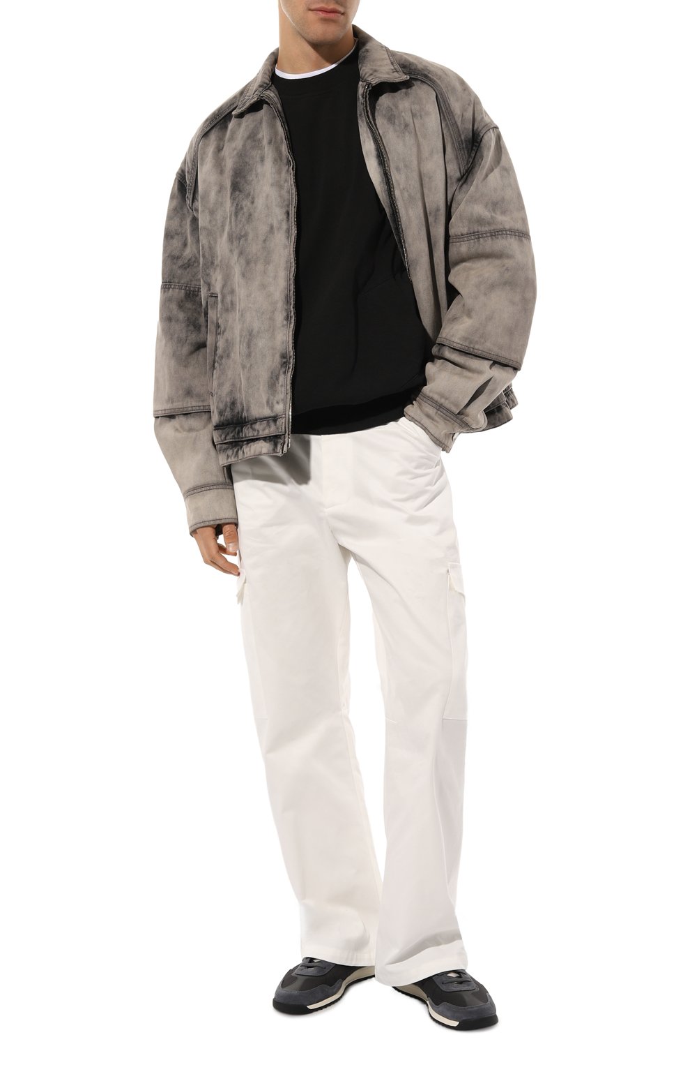 Комбинированные кроссовки BOSS, арт. 50498891, фото 2