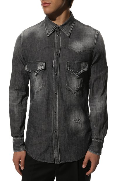 Джинсовая рубашка DSQUARED2, арт. S74DM0639/S30824, фото 3