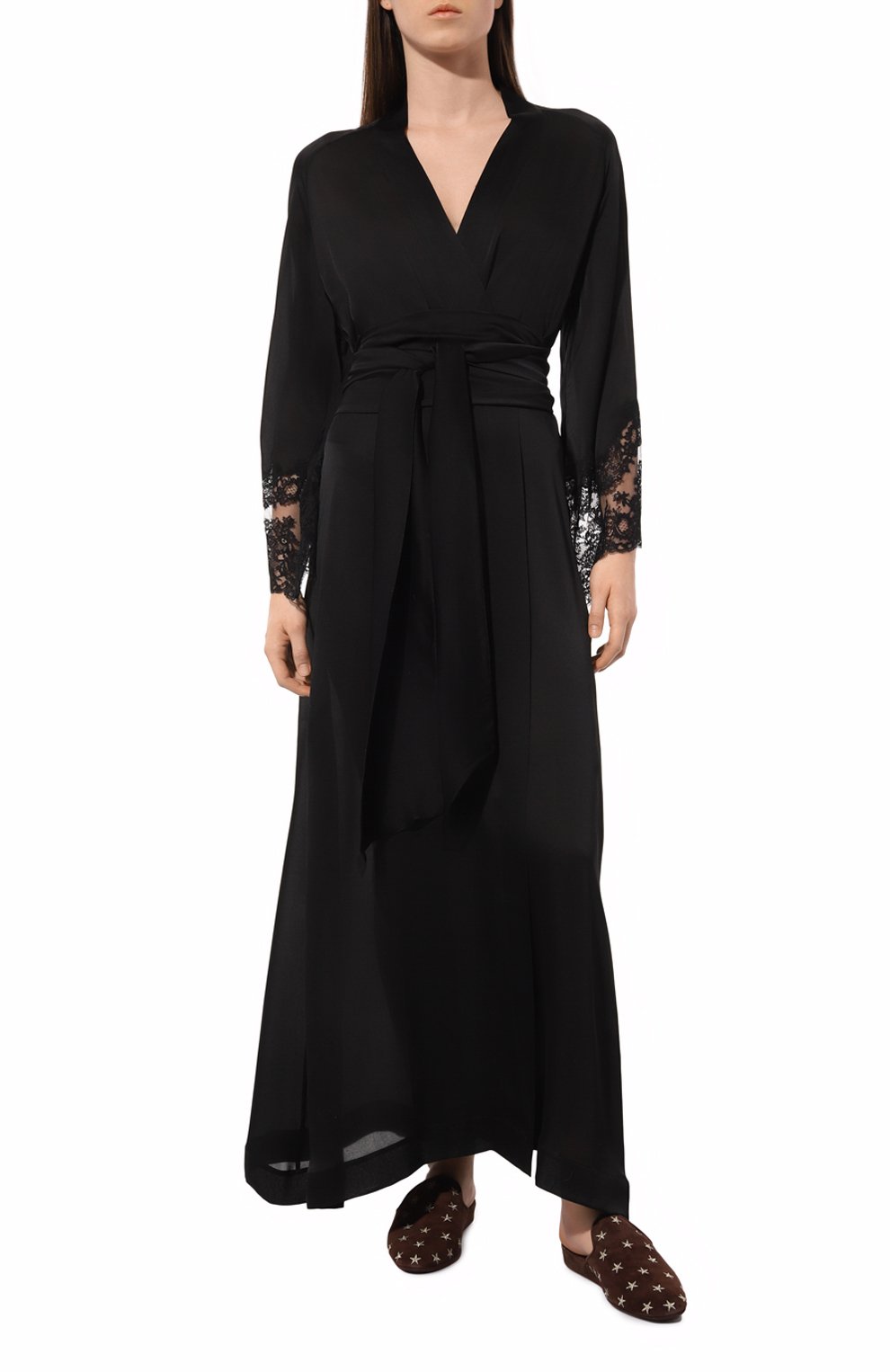 Шелковый халат CARINE GILSON, арт. AG0134VP, фото 3