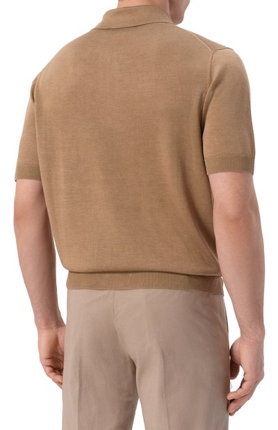 Шелковое поло KITON, арт. UMK0851, фото 4