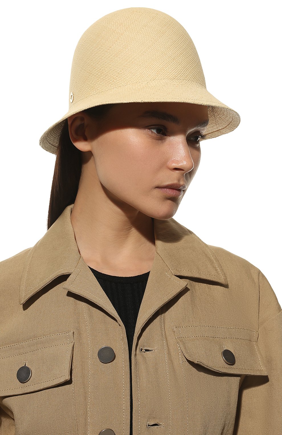 Соломенная шляпа tiana LORO PIANA кремового цвета по цене 53150 руб., арт. FAM2432, фото 2 Соломенная шляпа tiana LORO PIANA, арт. FAM2432, фото 2