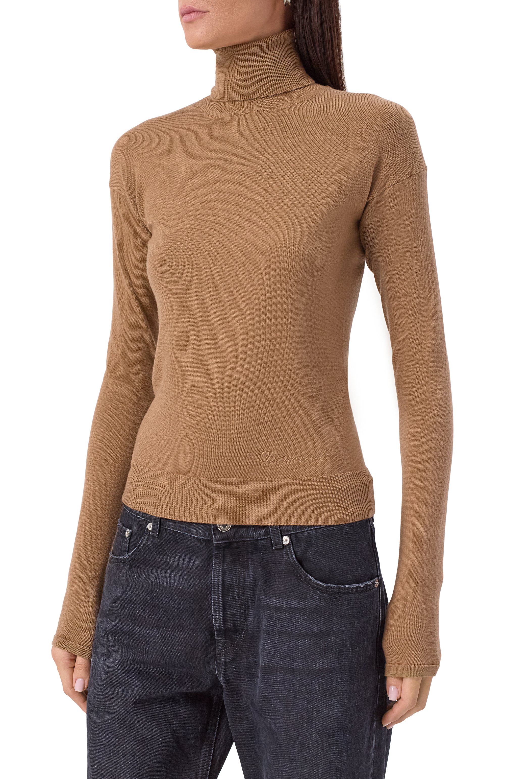 Шерстяная водолазка DSQUARED2, арт. S75HA1390/D13141, фото 3