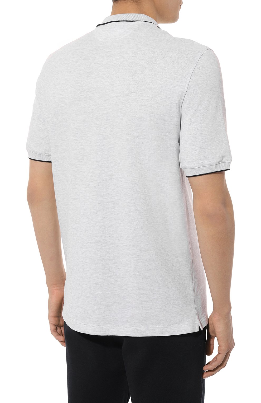 Хлопковое поло BRUNELLO CUCINELLI, арт. ME8549779G, фото 4