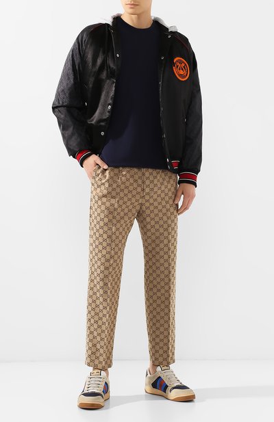 Текстильные кеды screener gg GUCCI, арт. 546551/99W20, фото 2