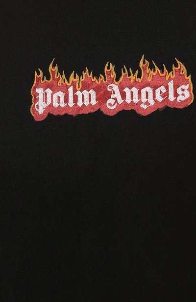 Хлопковая футболка PALM ANGELS, арт. PMAA072F22JER004, фото 5