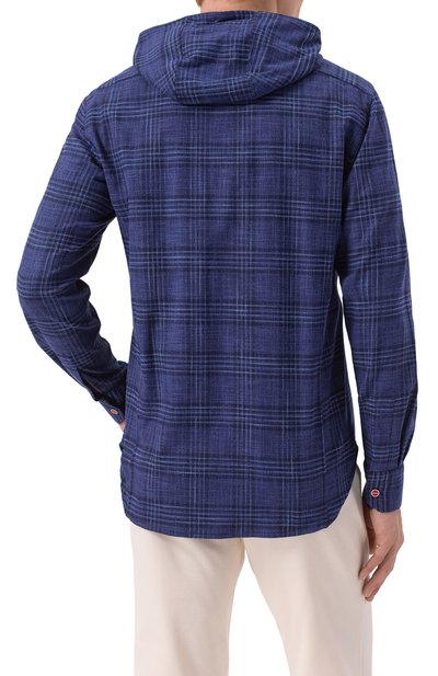 Рубашка из шерсти и шелка KITON, арт. UMCMARK0617E19, фото 4