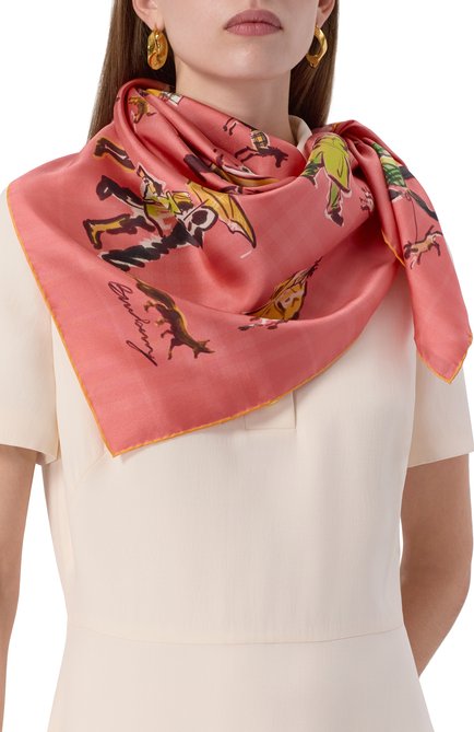Женский шелковый платок BURBERRY, арт. 8113001