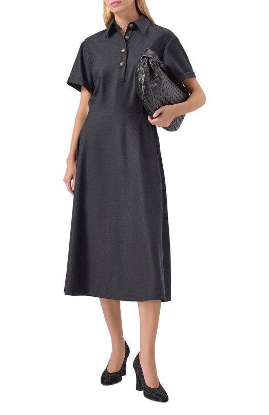 Замшевые туфли Trinket Burberry 8111506 Чёрный  8111506 Фото 3