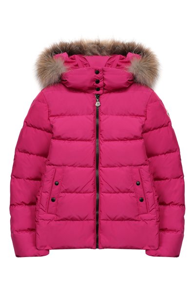 Комплект из комбинезона и куртки nantua MONCLER фуксия цвета по цене 117500 руб., арт. E2-954-75329-15-57244/8-10A, фото 2 Комплект из комбинезона и куртки nantua MONCLER, арт. E2-954-75329-15-57244/8-10A, фото 2