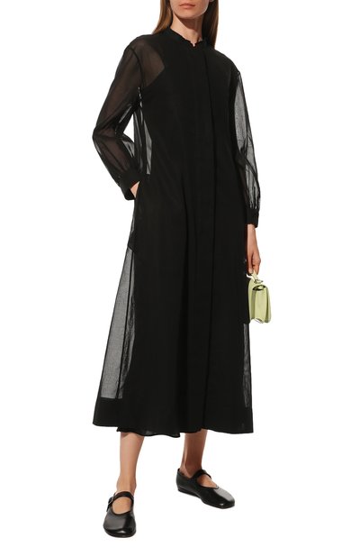 Хлопковое платье JIL SANDER, арт. JSPU500756-WU245000A, фото 2