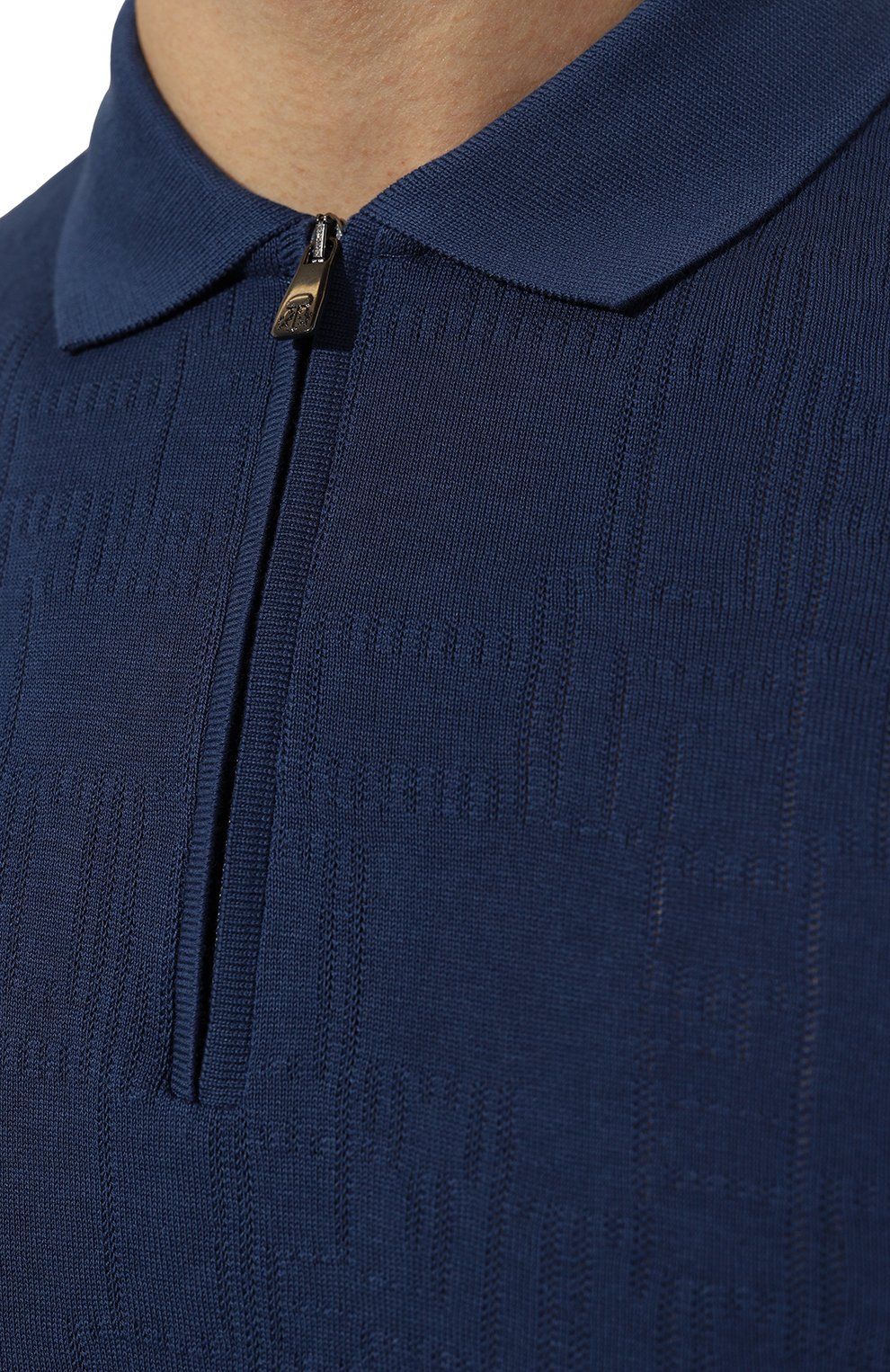 Хлопковое поло CORNELIANI, арт. 93G515-9325021, фото 5