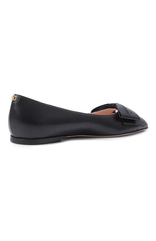 Кожаные балетки Bowow Valentino 7W0S0MS0/DDT Чёрный  7W0S0MS0/DDT Фото 5