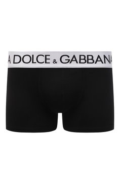 Мужские хлопковые боксеры DOLCE & GABBANA черного цвета, арт. M4B97J/0UAIG | Фото 1 (Кросс-КТ: бельё; Материал сплава: Проставлено; Нос: Не проставлено; Материал внешний: Хлопок; Мужское Кросс-КТ: Трусы)