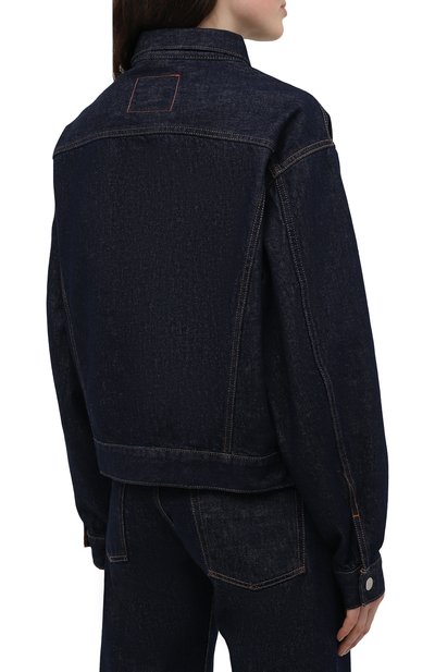 Джинсовая куртка HERON PRESTON FOR CALVIN KLEIN темно-синего цвета по цене 27750 руб., арт. K10K108254, фото 4 Джинсовая куртка HERON PRESTON FOR CALVIN KLEIN, арт. K10K108254, фото 4