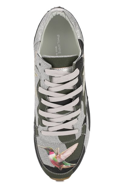 Кожаные кроссовки etoile PHILIPPE MODEL зеленого цвета по цене 31500 руб., арт. TBLD BG01, фото 5 Кожаные кроссовки etoile PHILIPPE MODEL, арт. TBLD BG01, фото 5