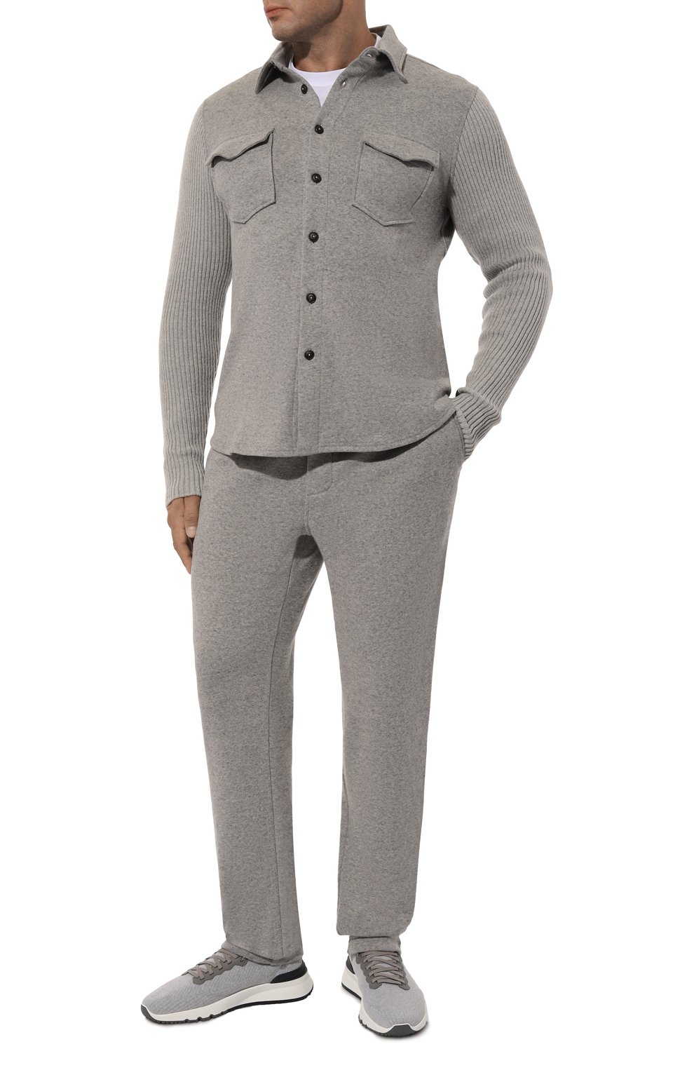 Кардиган из хлопка и шерсти CAPOBIANCO, арт. 17M505.TF00./58, фото 2