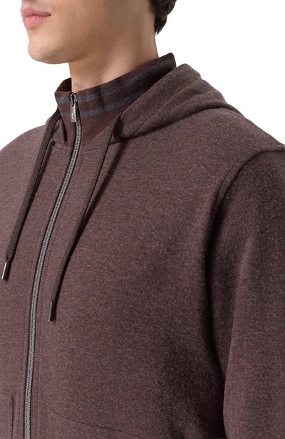 Толстовка из хлопка и кашемира CAPOBIANCO, арт. 19M405.LB00., фото 5