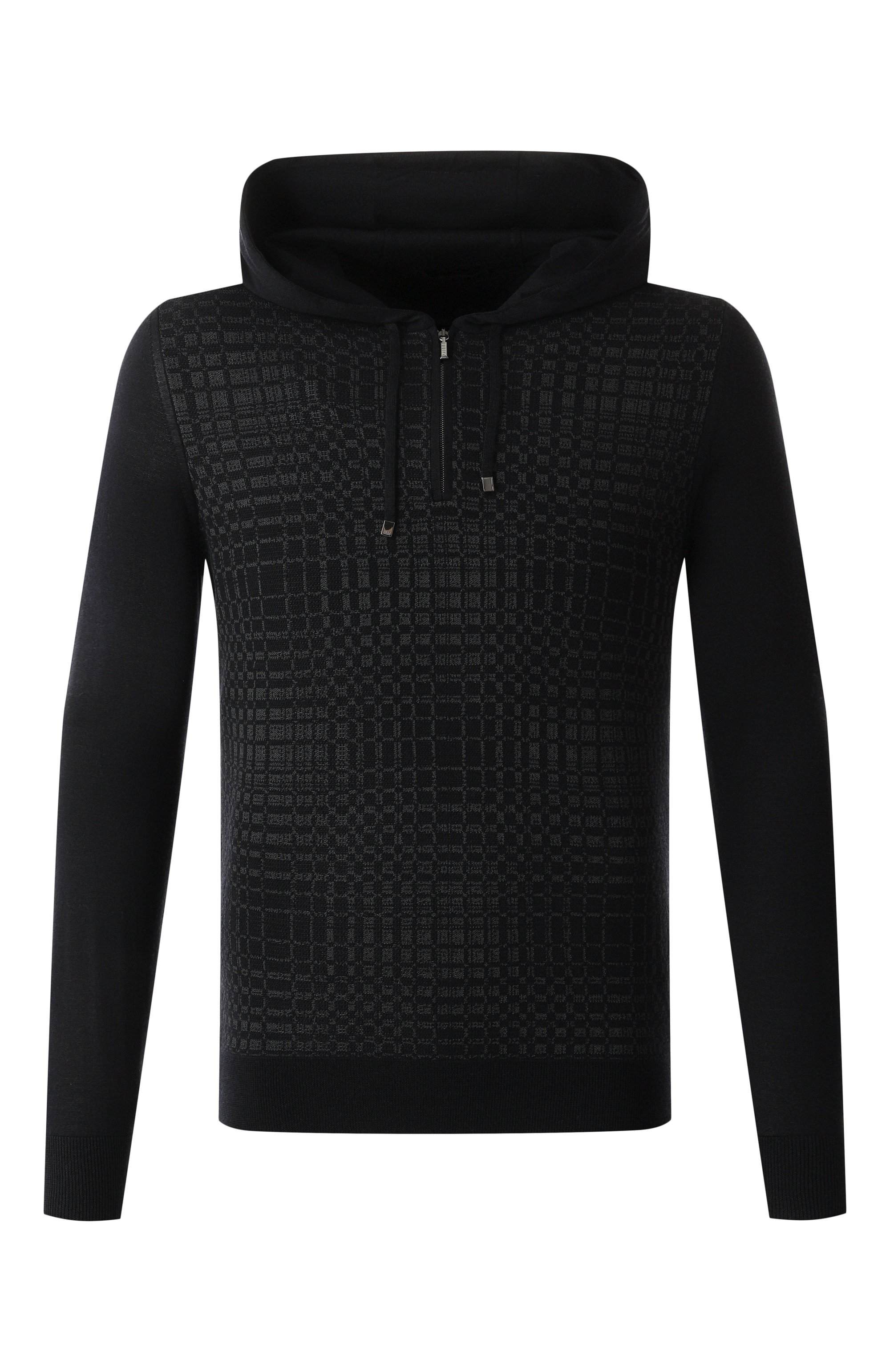 Худи из шерсти и шелка ZILLI, арт. KH0001M0230VRAD00, фото 1