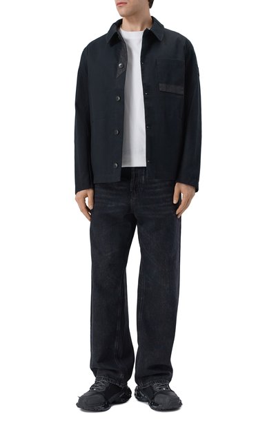 Хлопковая куртка-рубашка PREMIATA черного цвета по цене 62650 руб., арт. PA1061, фото 2 Хлопковая куртка-рубашка PREMIATA, арт. PA1061, фото 2